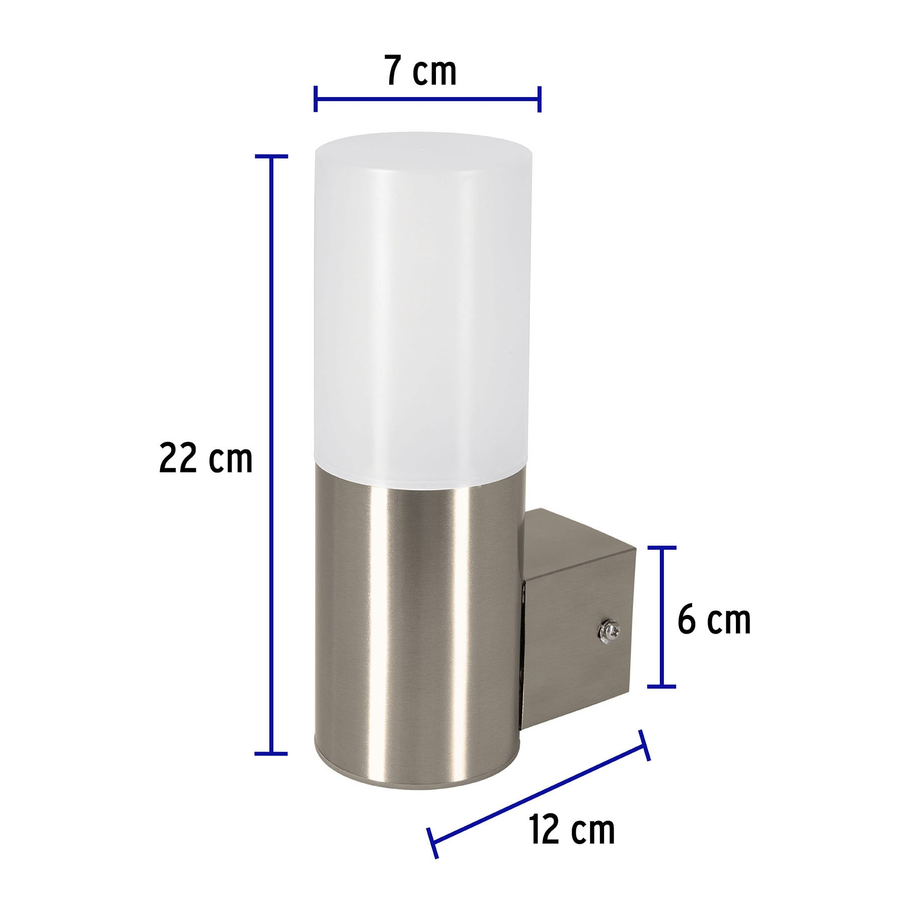 Arbotante decorativo de LED, 1 spot, 5 W, 350 lm