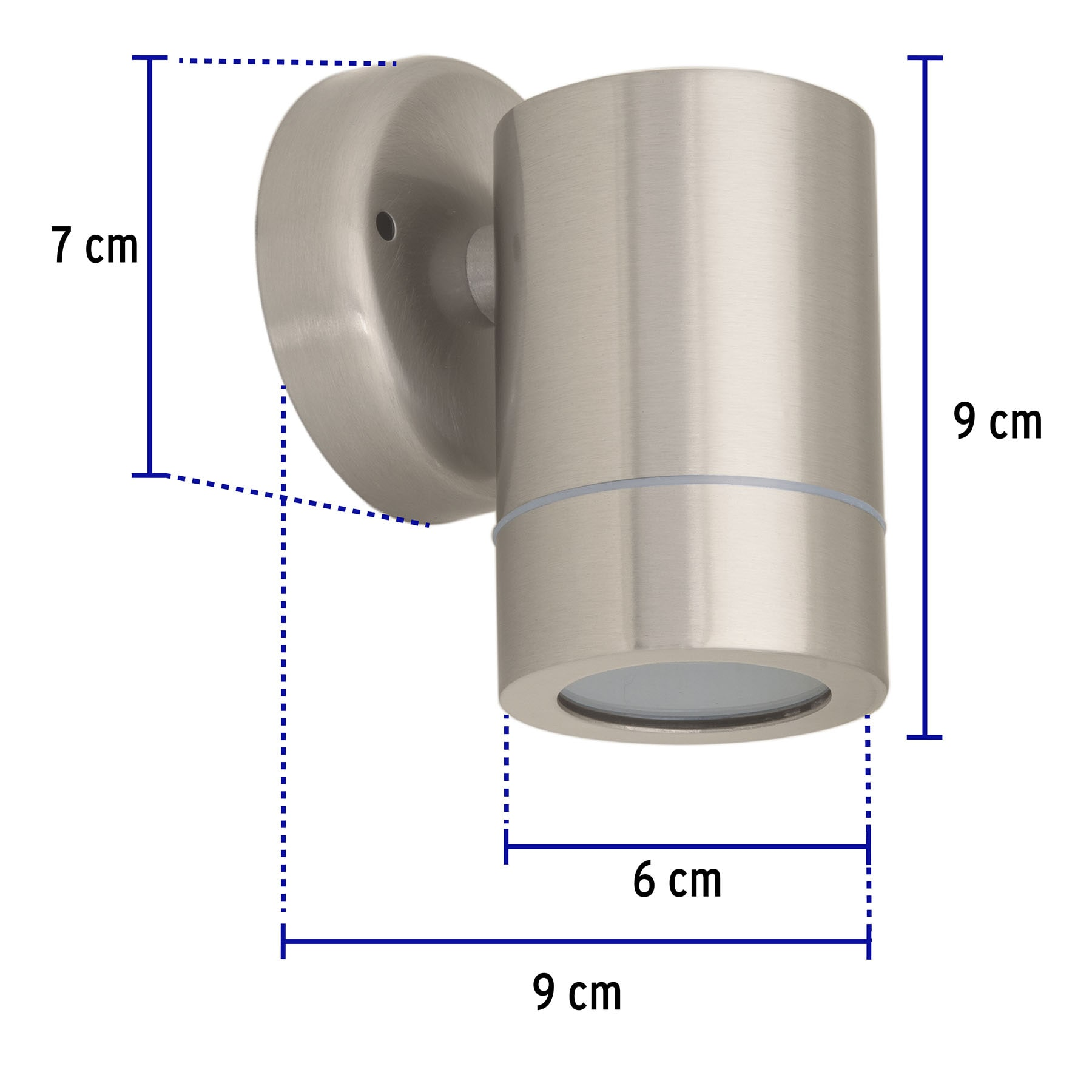 Arbotante exterior de acento, 1 spot, MR16GU10, 50 W