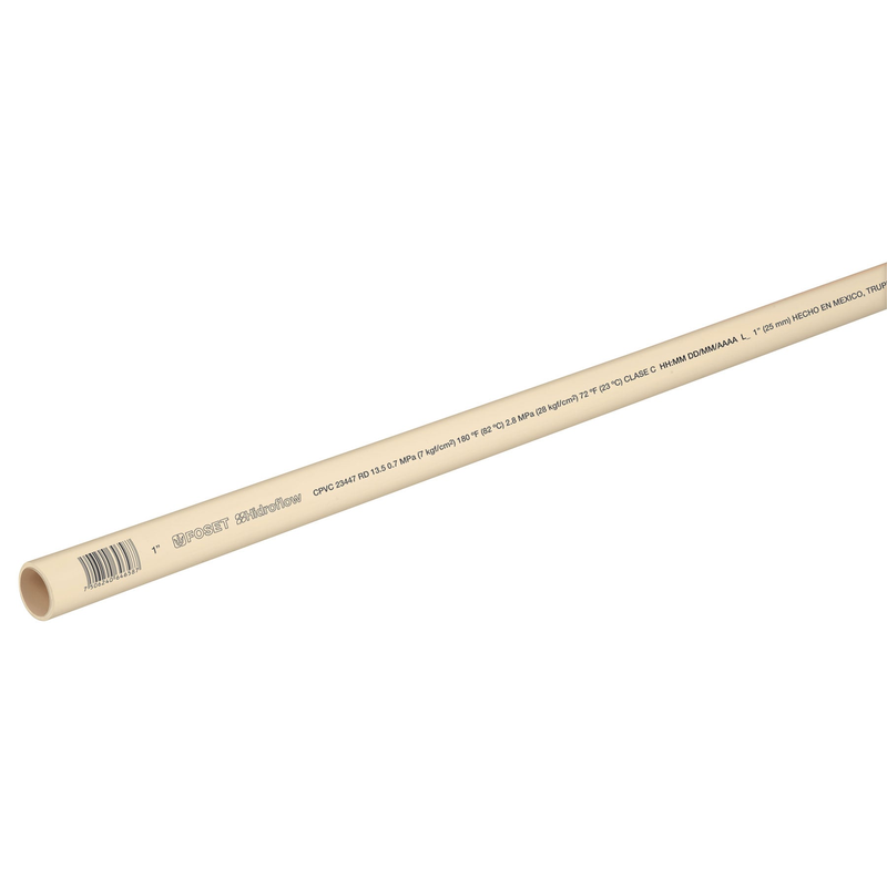 Tubo CPVC, 1", 3 metros
