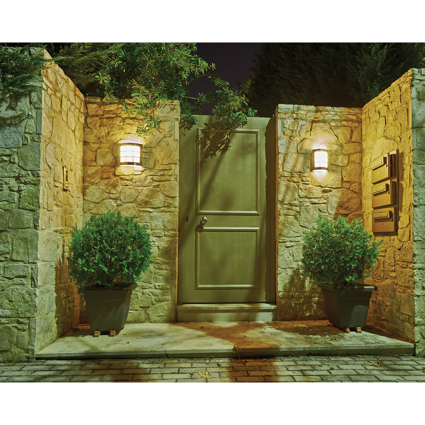 Arbotante exterior decorativo, 1xE26/E27