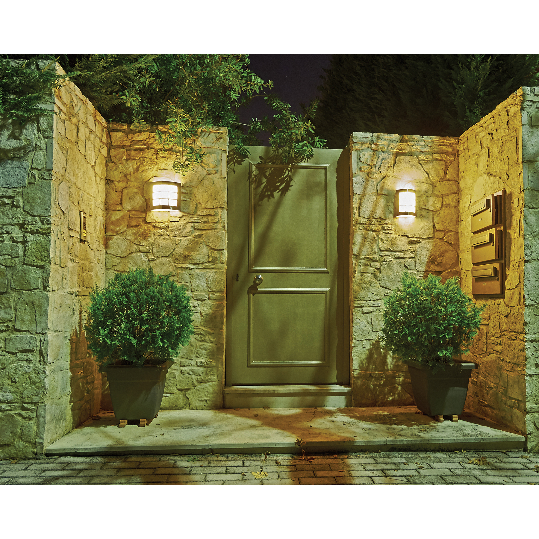 Arbotante exterior decorativo, 1xE26/E27