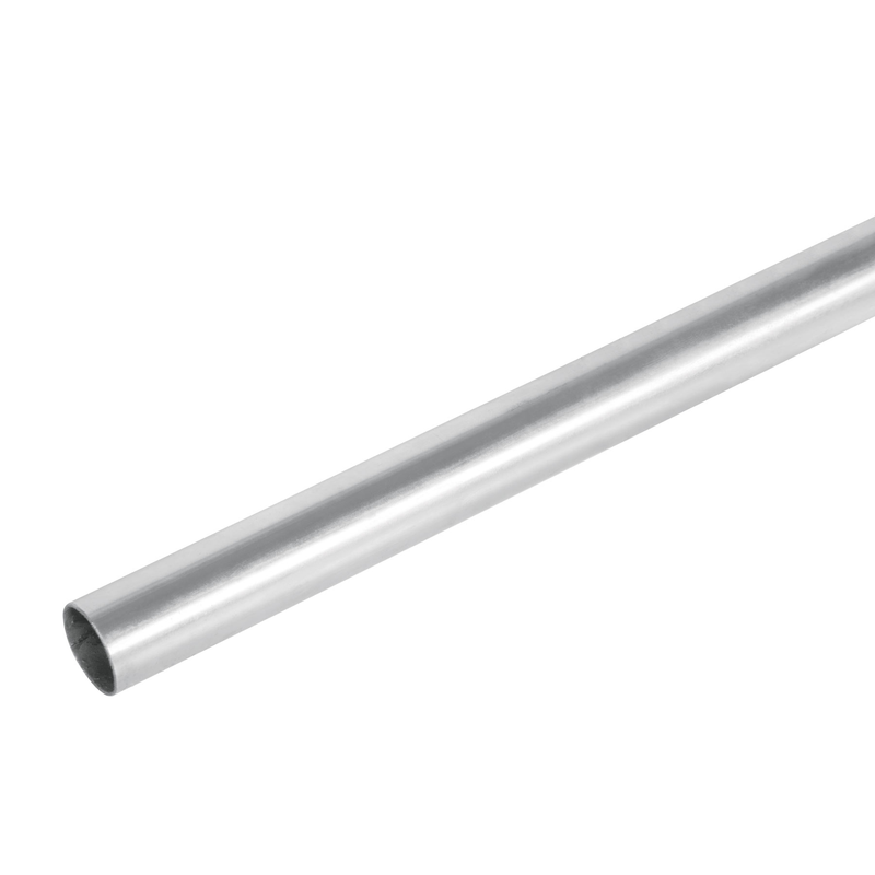 Tubo 1/2" de acero galvanizado 3 m, para pared delgada