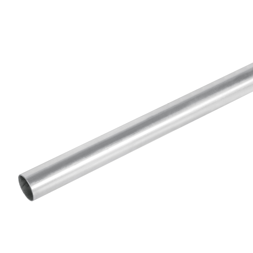 Tubo 1/2" de acero galvanizado 3 m, para pared delgada
