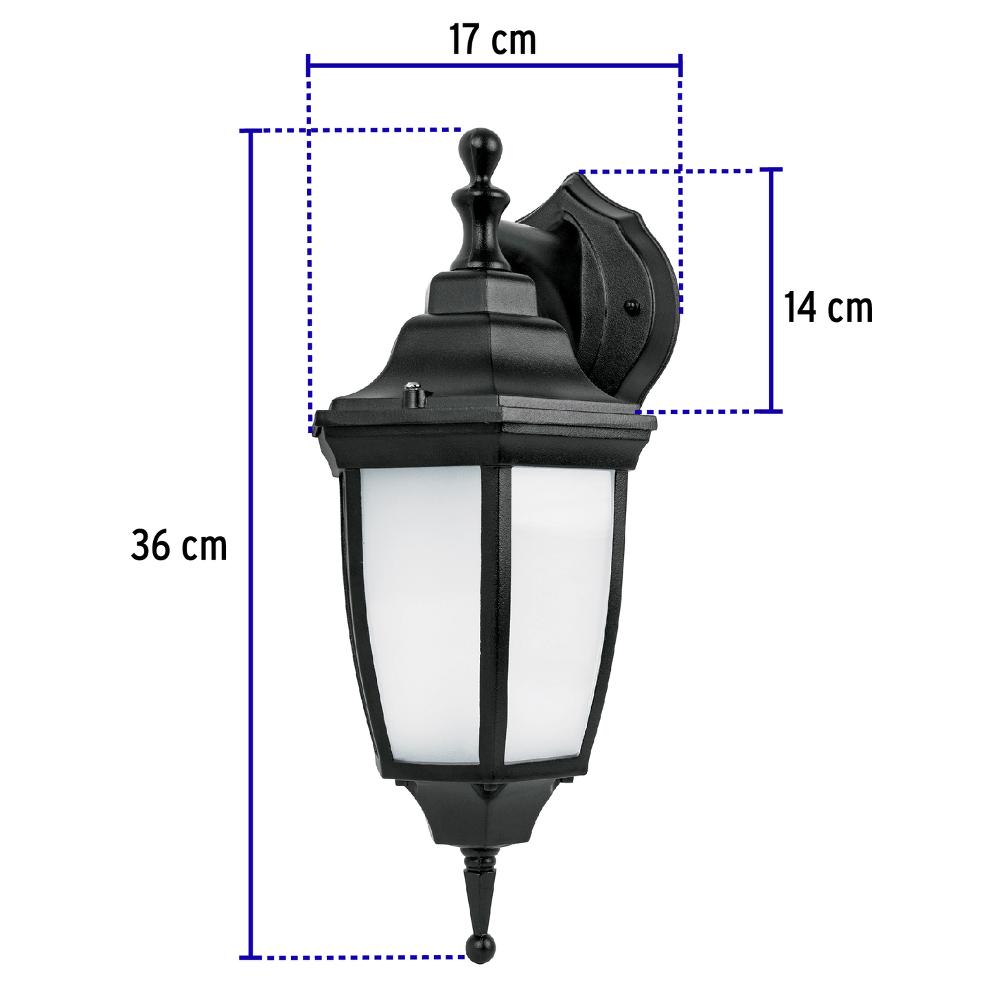 Arbotante farol suspendido de LED, 340 Lm