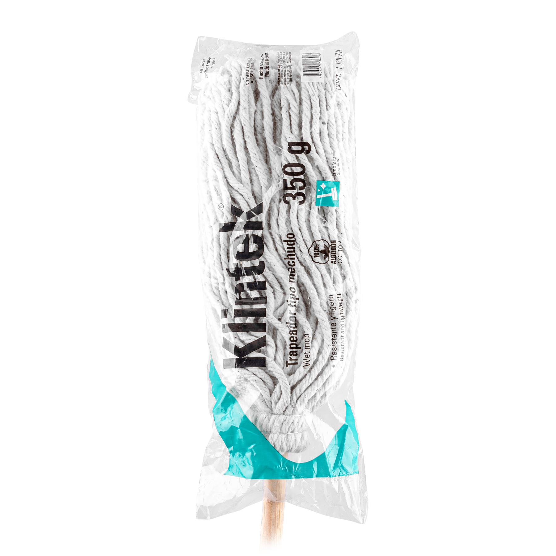 Trapeador tipo mechudo, 350 g