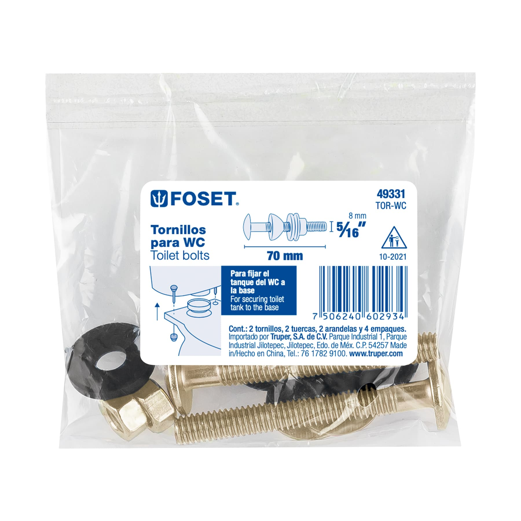Tornillos para WC