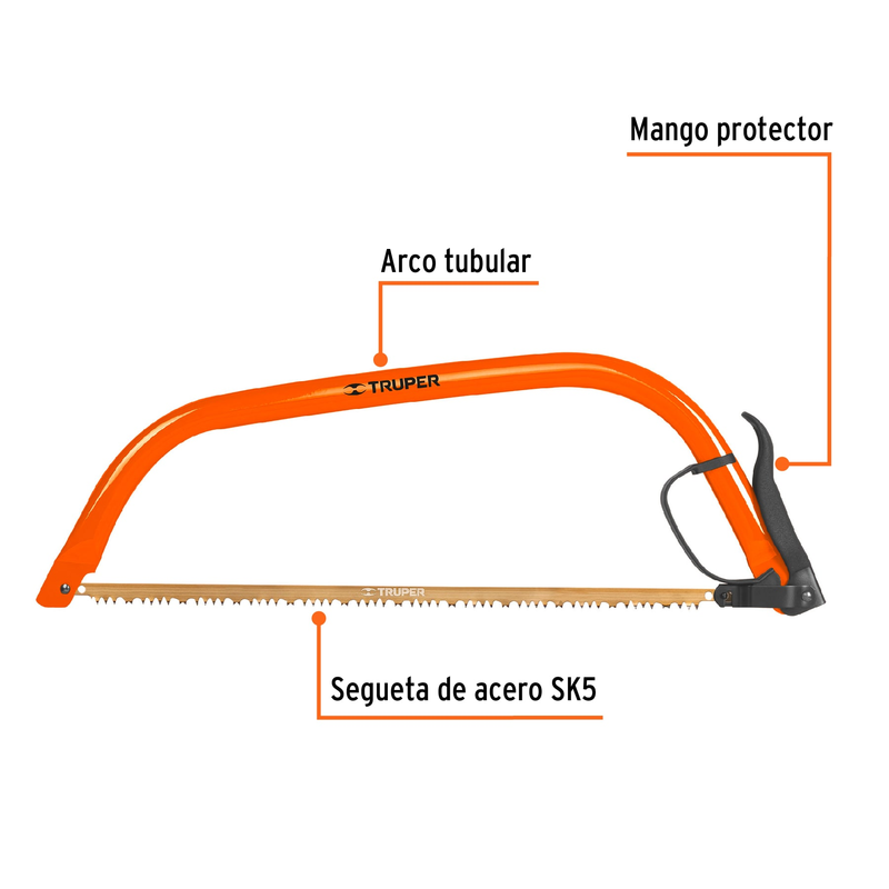 Arco jardinero tubular, 24"