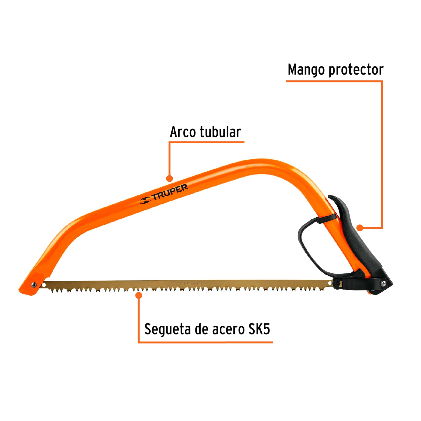 Arco jardinero tubular, 21"