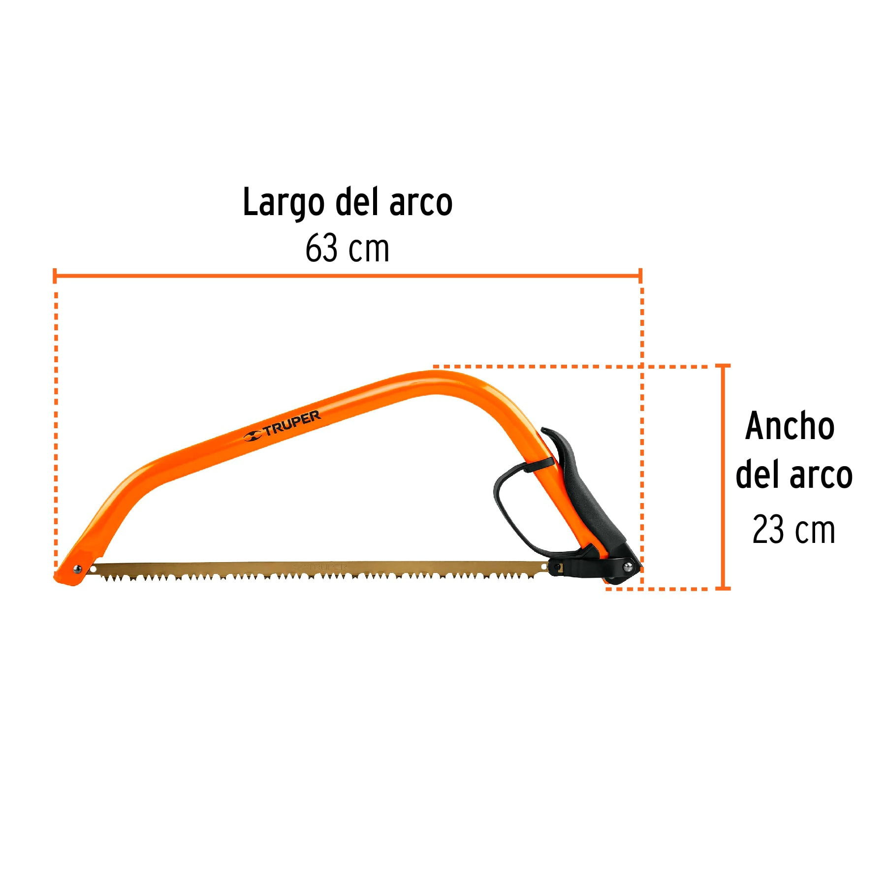 Arco jardinero tubular, 21"