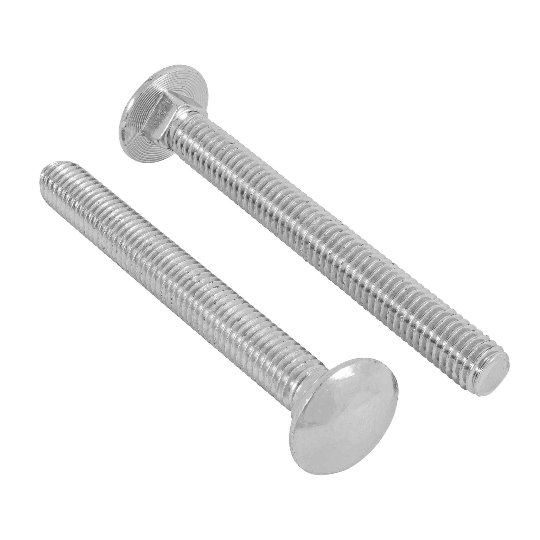 Tornillo tipo coche, galvanizado, 7/16 X 4", 20 piezas