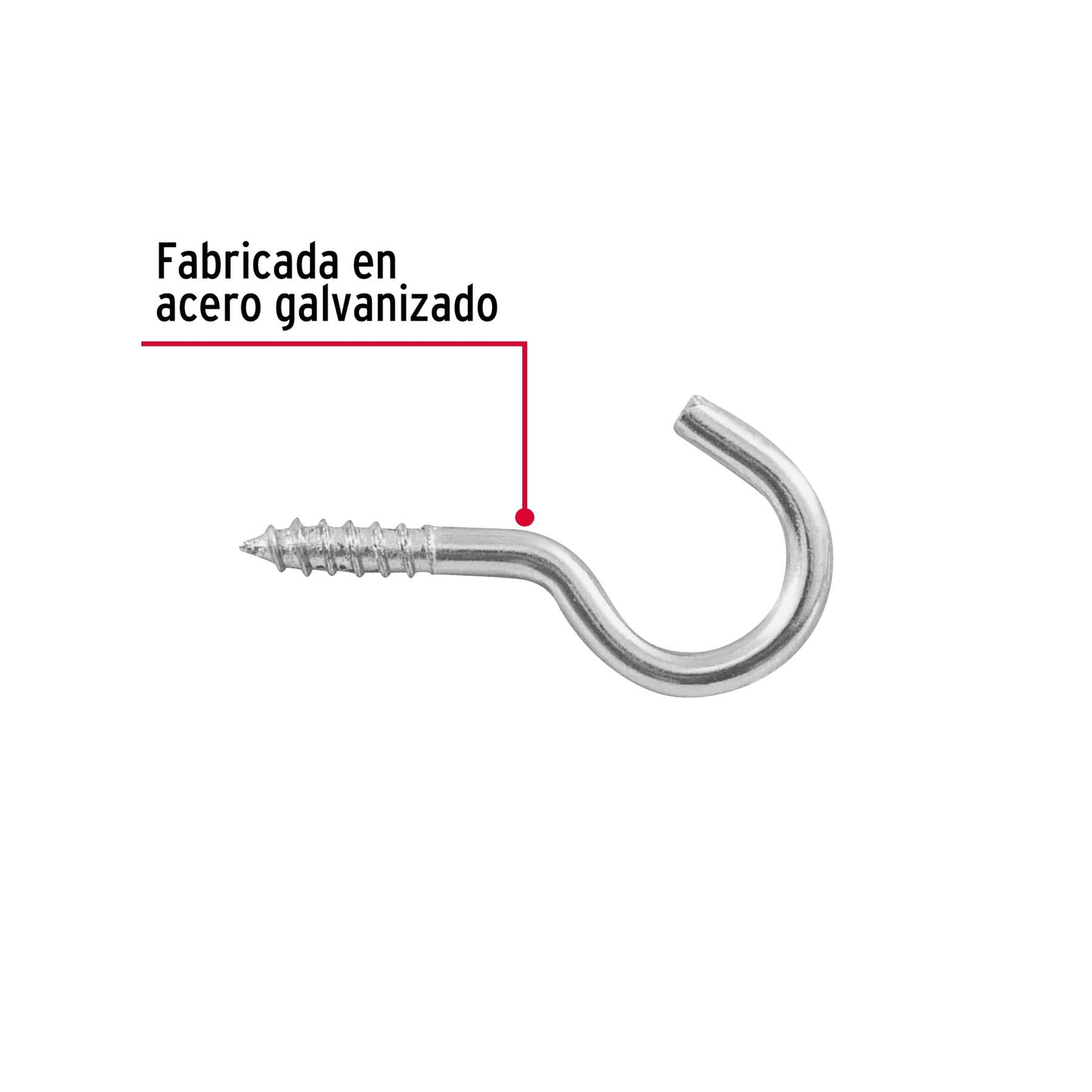 Armella 17 x 40, abierta, caja con 144 pzas
