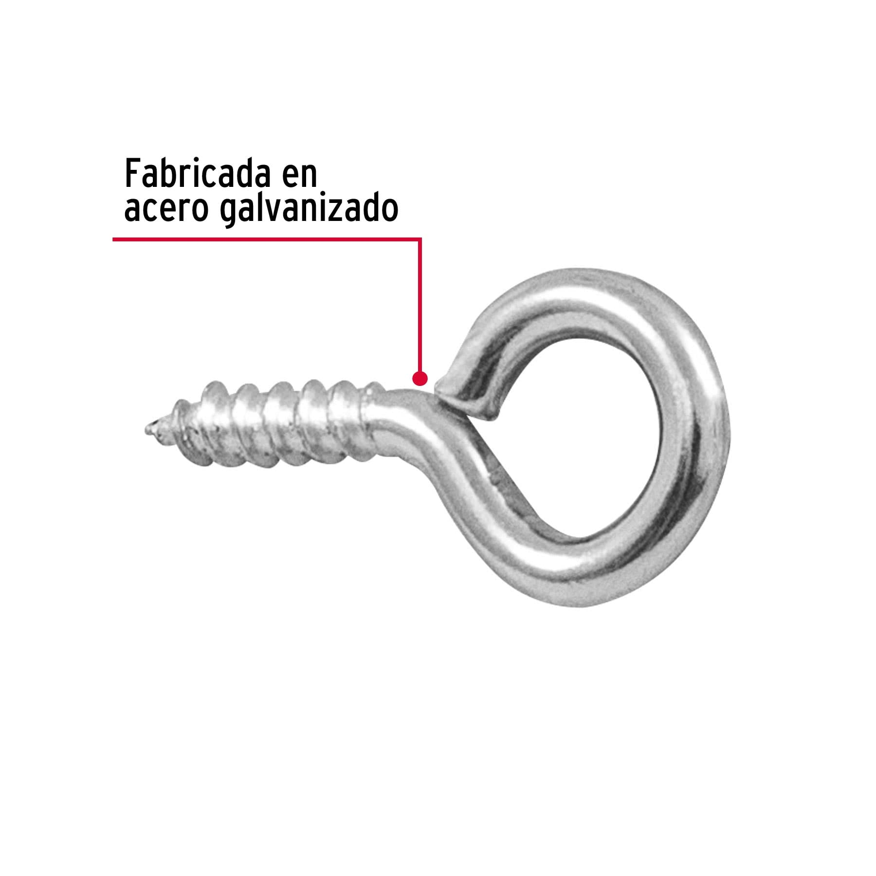 Armella 17 x 40, cerrada, caja con 144 pzas