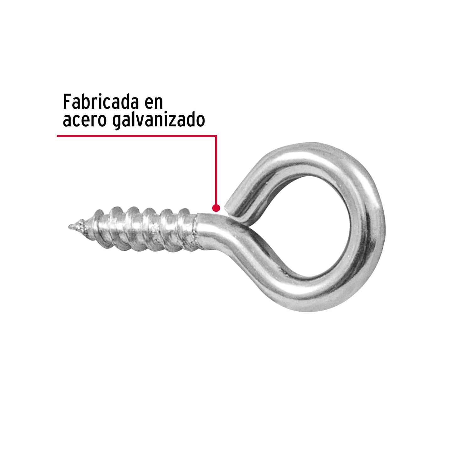 Armella 18 x 50, cerrada, caja con 144 pzas