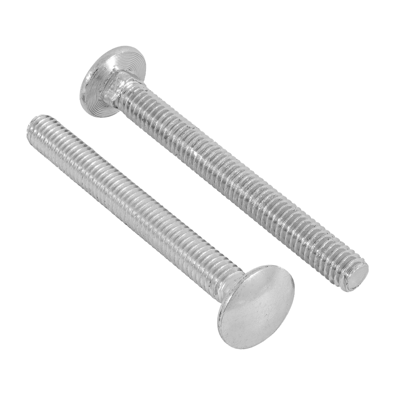Tornillo tipo coche, galvanizado, 5/16 X 3", 60 piezas