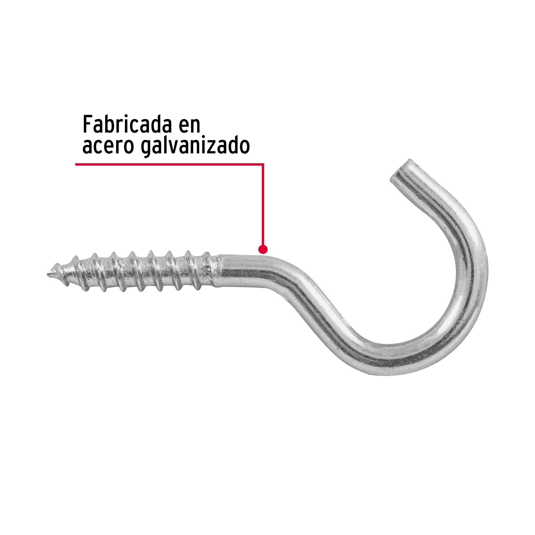 Armella 20 x 70, abierta, caja con 144 pzas