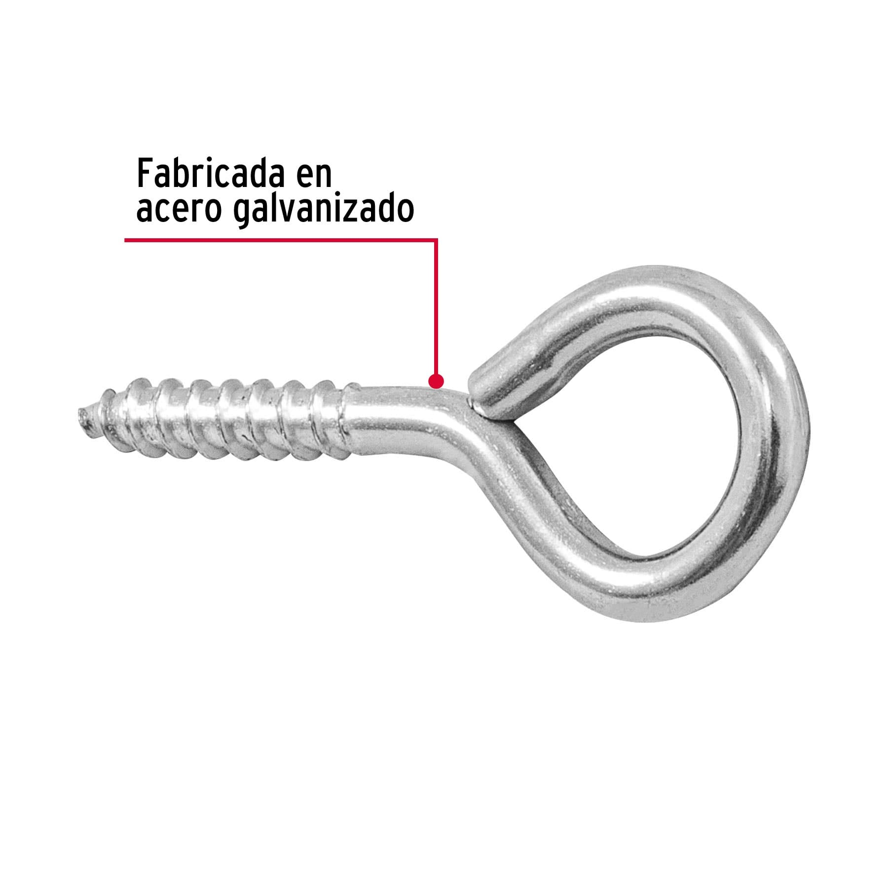 Armella 21 x 80, cerrada, caja con 144 pzas