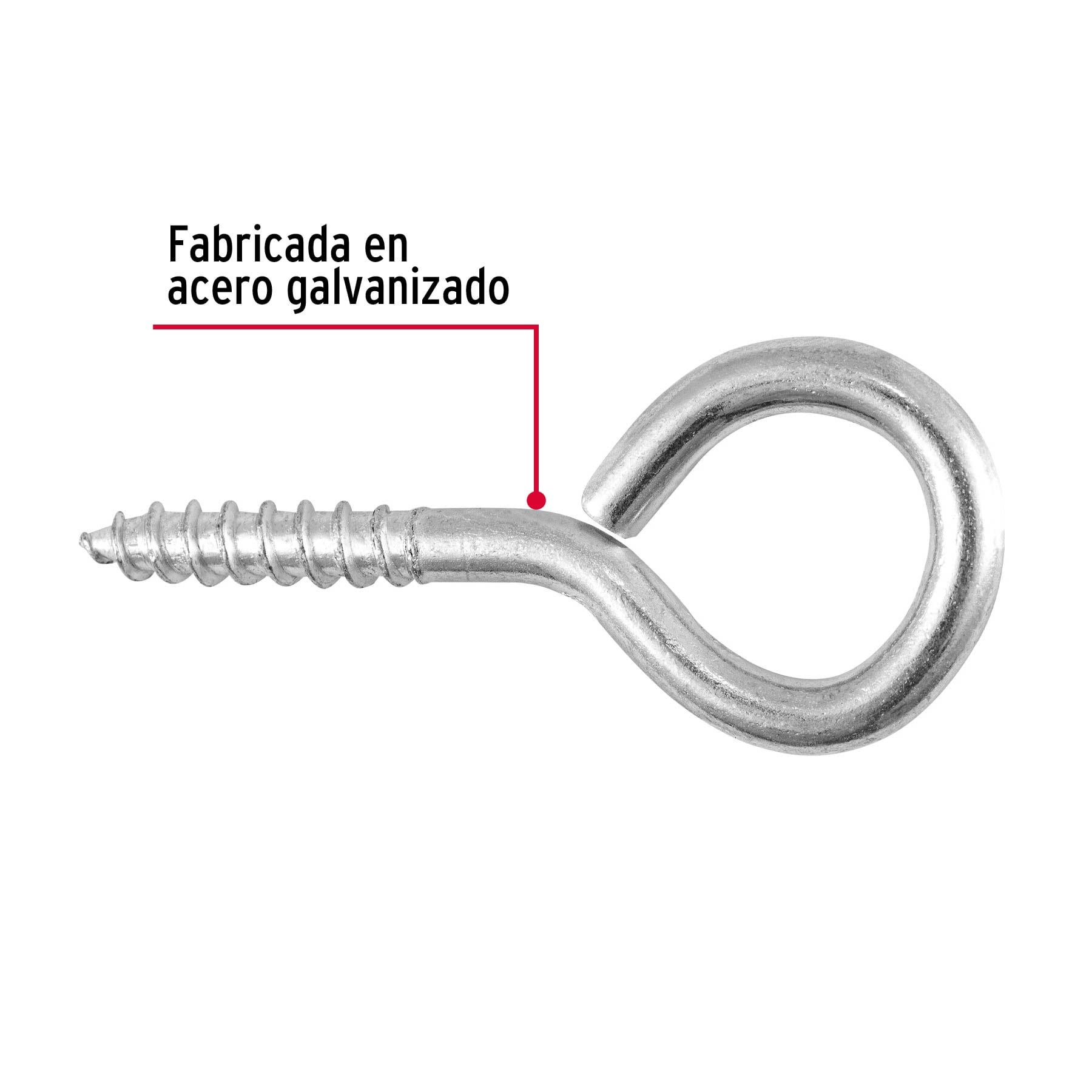 Armella 22 x 100, cerrada, caja con 72 pzas