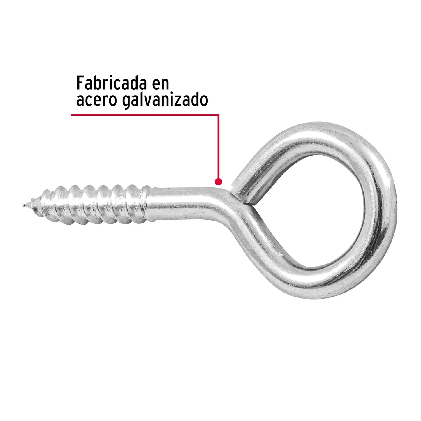 Armella 23 x 110, cerrada, caja con 72 pzas