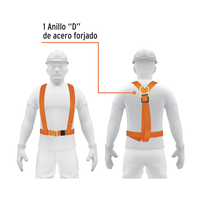 Arnés de pecho, 1 anillo