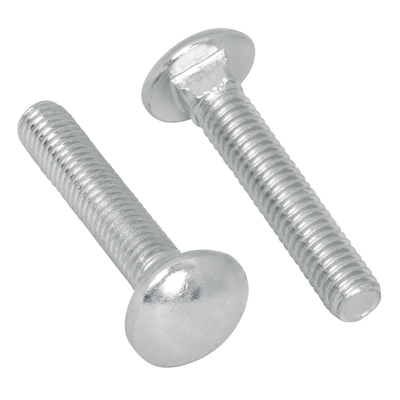 Tornillo tipo coche, galvanizado, 1/4 X 1-1/4", 100 piezas