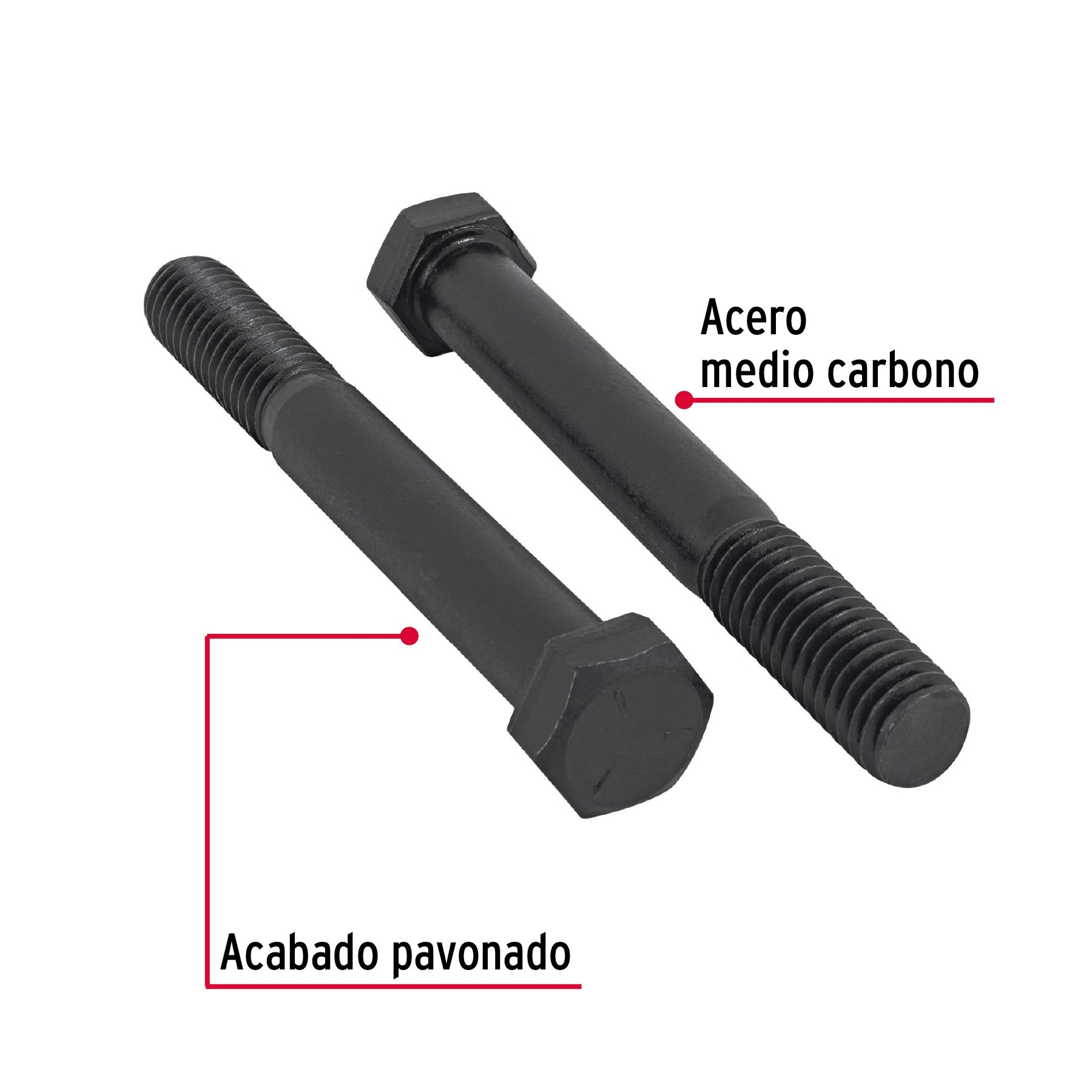 Tornillo Grado 5, 7/16 X 3-1/2", 20 piezas