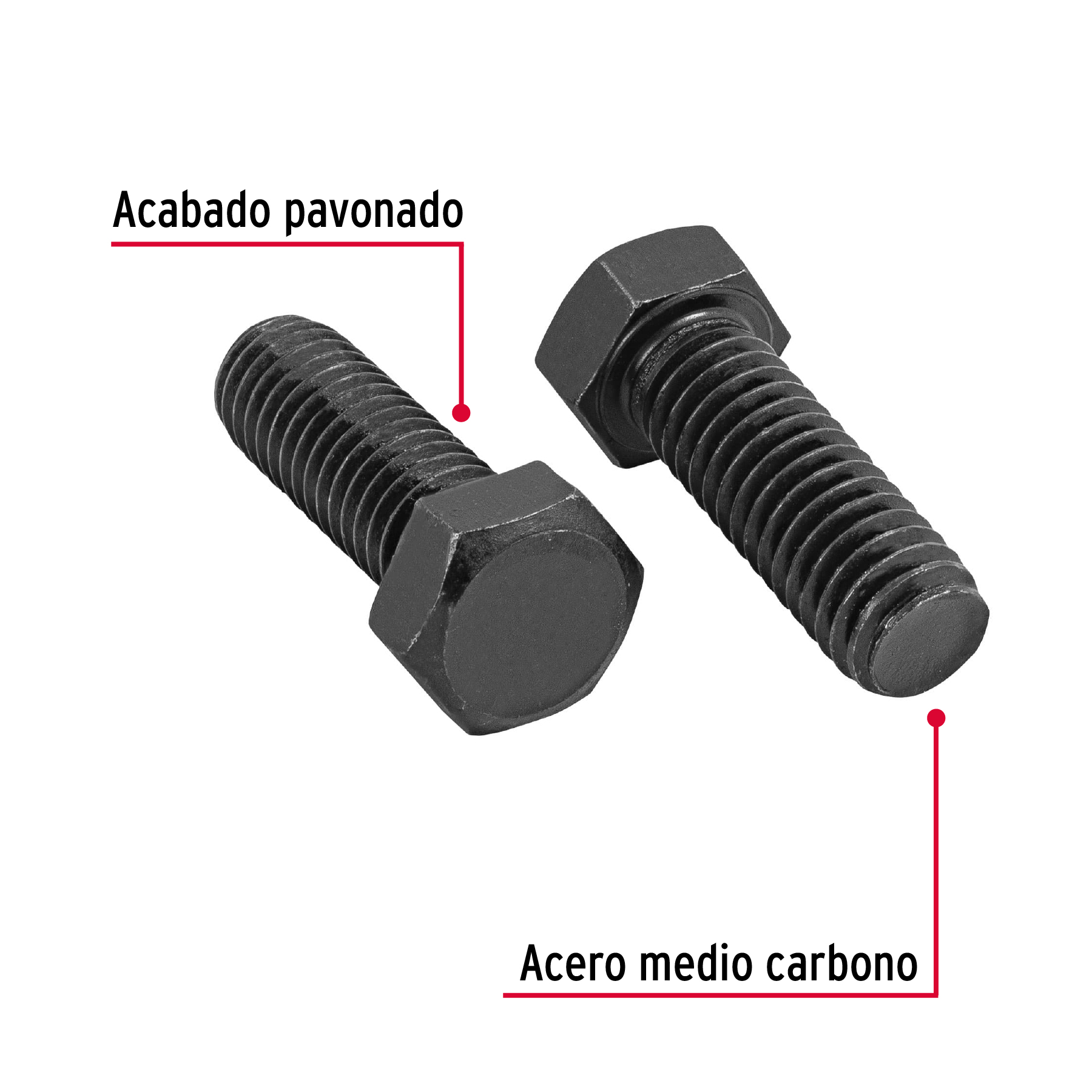 Tornillo Grado 5, 7/16 X 1-1/4", 50 piezas