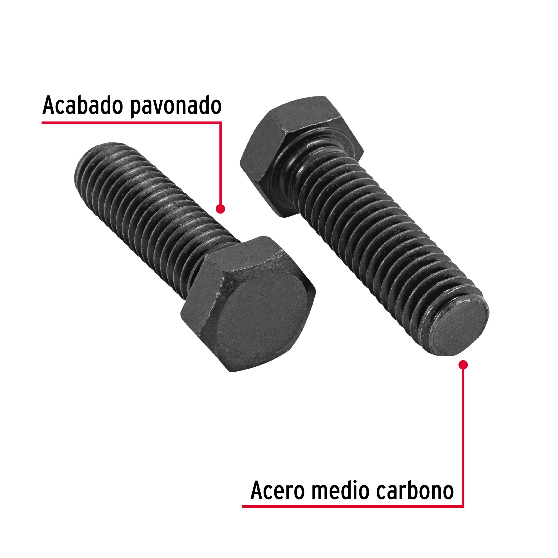 Tornillo Grado 5, 7/16 X 1-1/2", 50 piezas