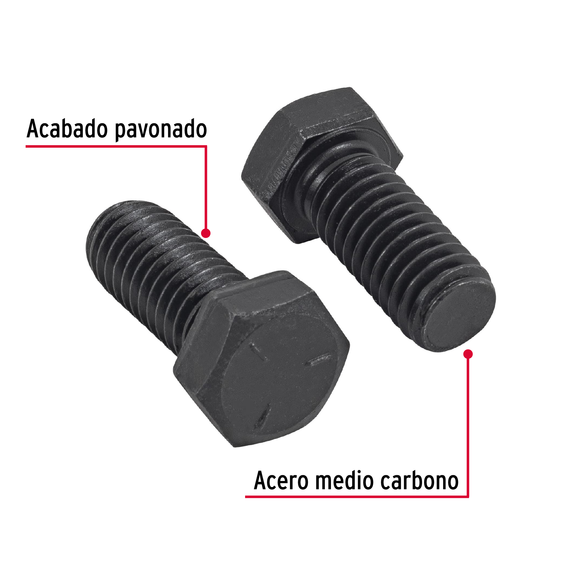 Tornillo Grado 5, 7/16 X 1", 60 piezas