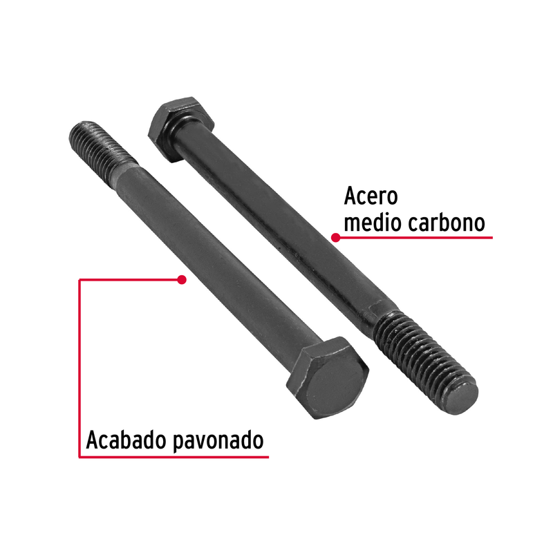 Tornillo Grado 5, 5/16 X 4", 50 piezas