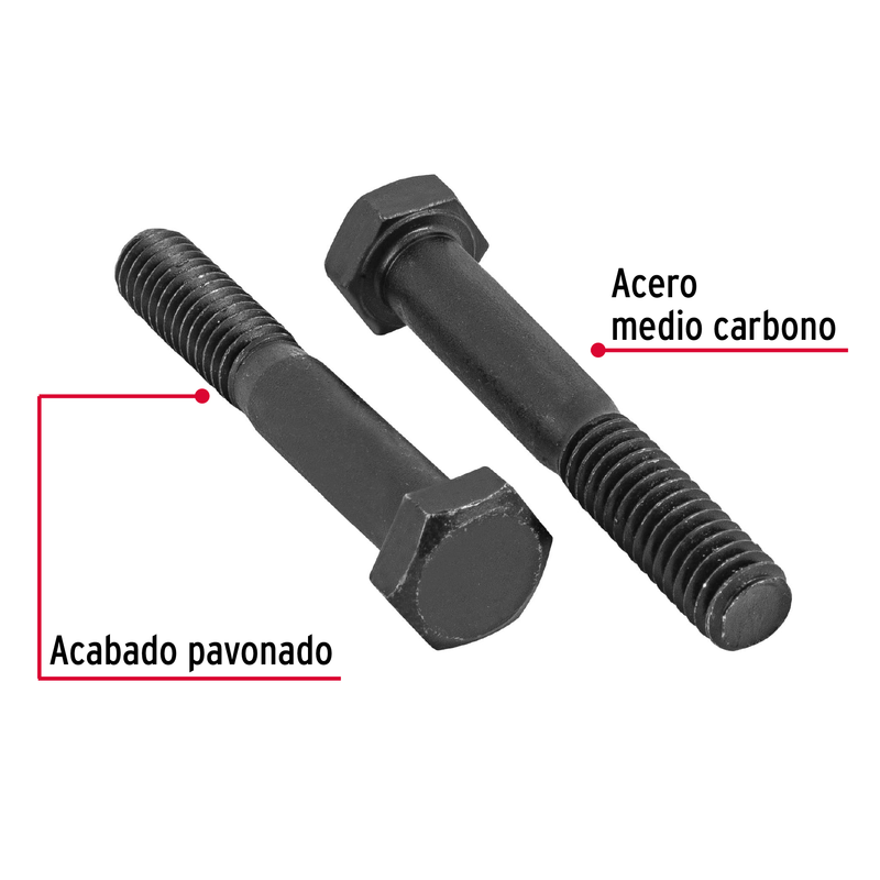 Tornillo Grado 5, 5/16 X 2", 80 piezas