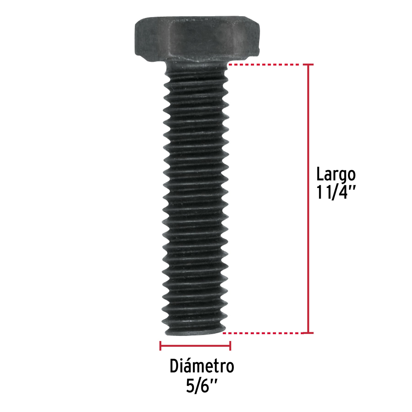 Tornillo Grado 5, 5/16 X 1-1/4", 60 piezas