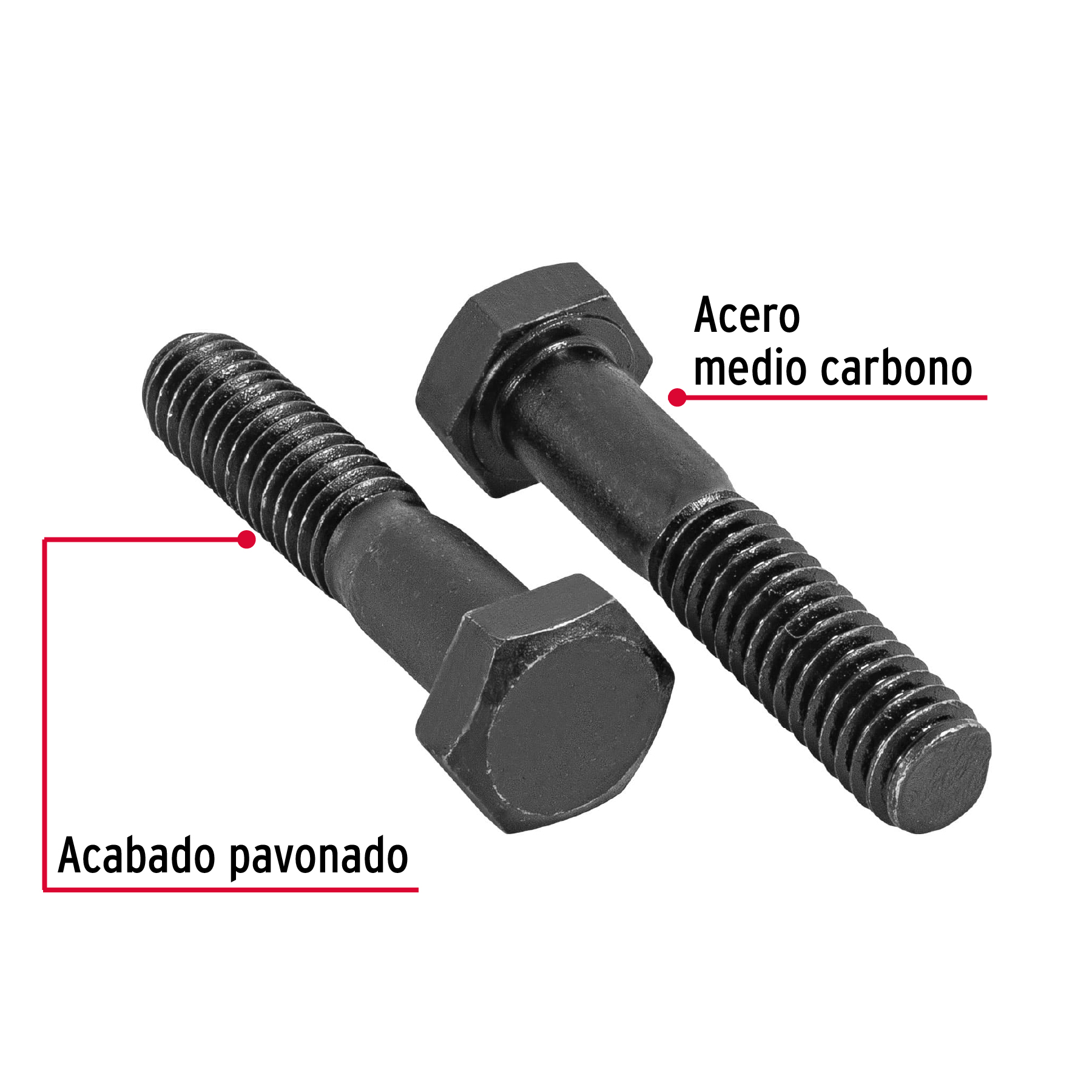 Tornillo Grado 5, 5/16 X 1-1/2", 50 piezas