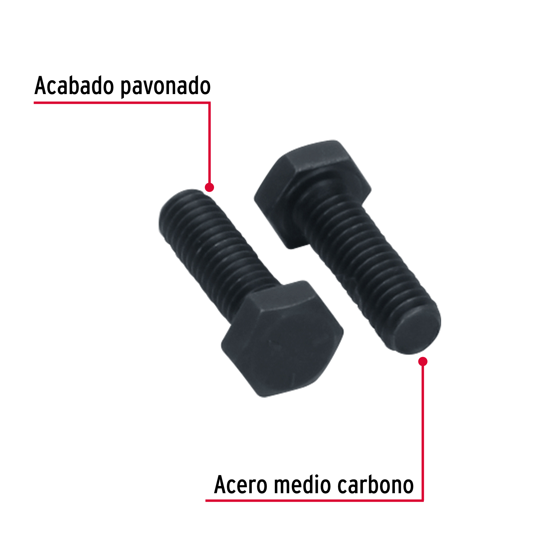 Tornillo Grado 5, 5/16 X 1", 60 piezas