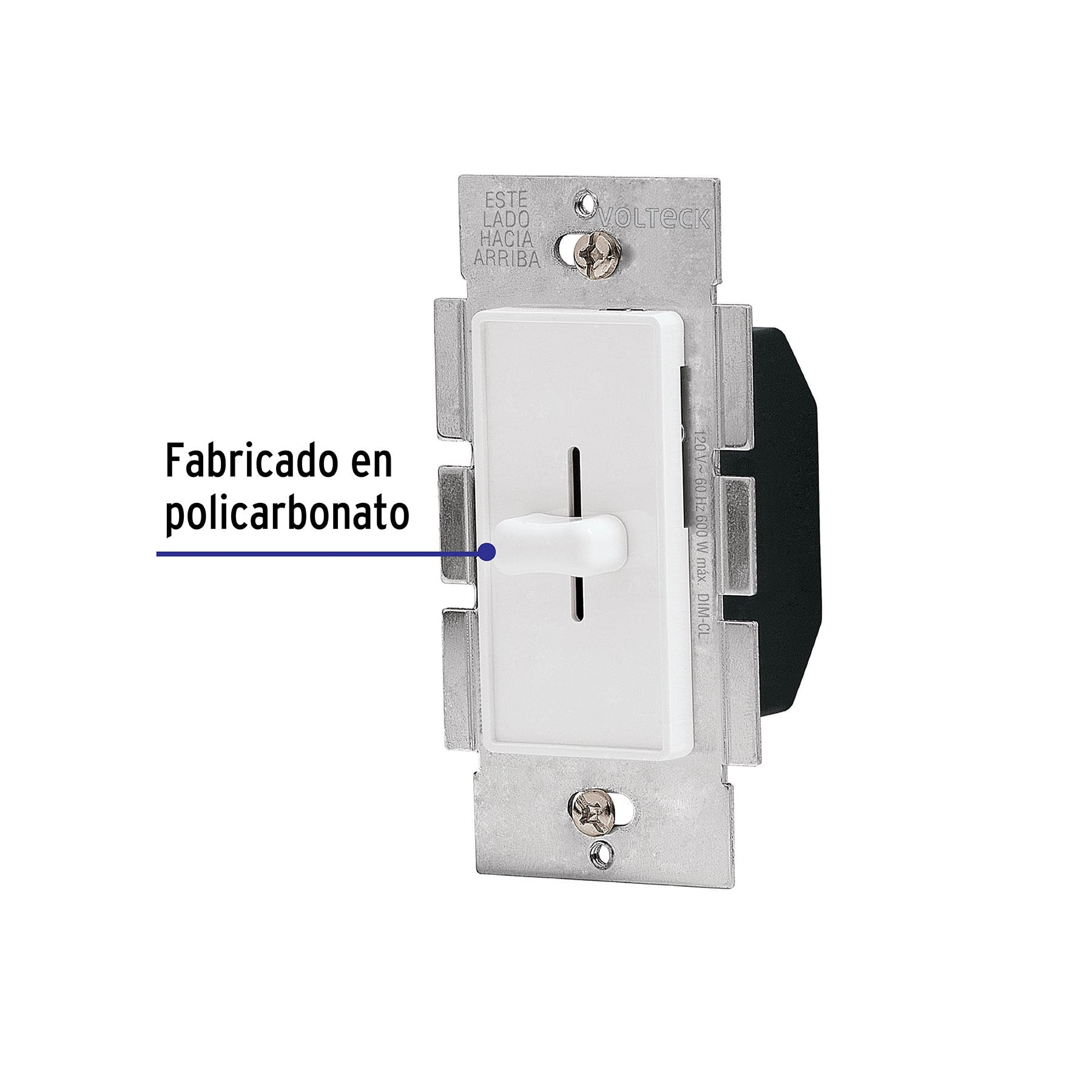 Atenuador de luz deslizable, línea Classic