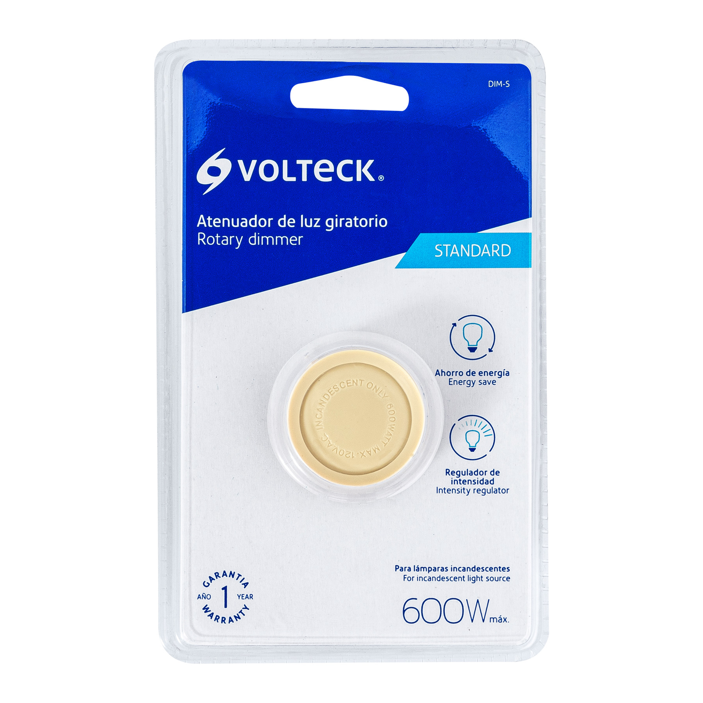 Atenuador de luz rotativo, línea Standard