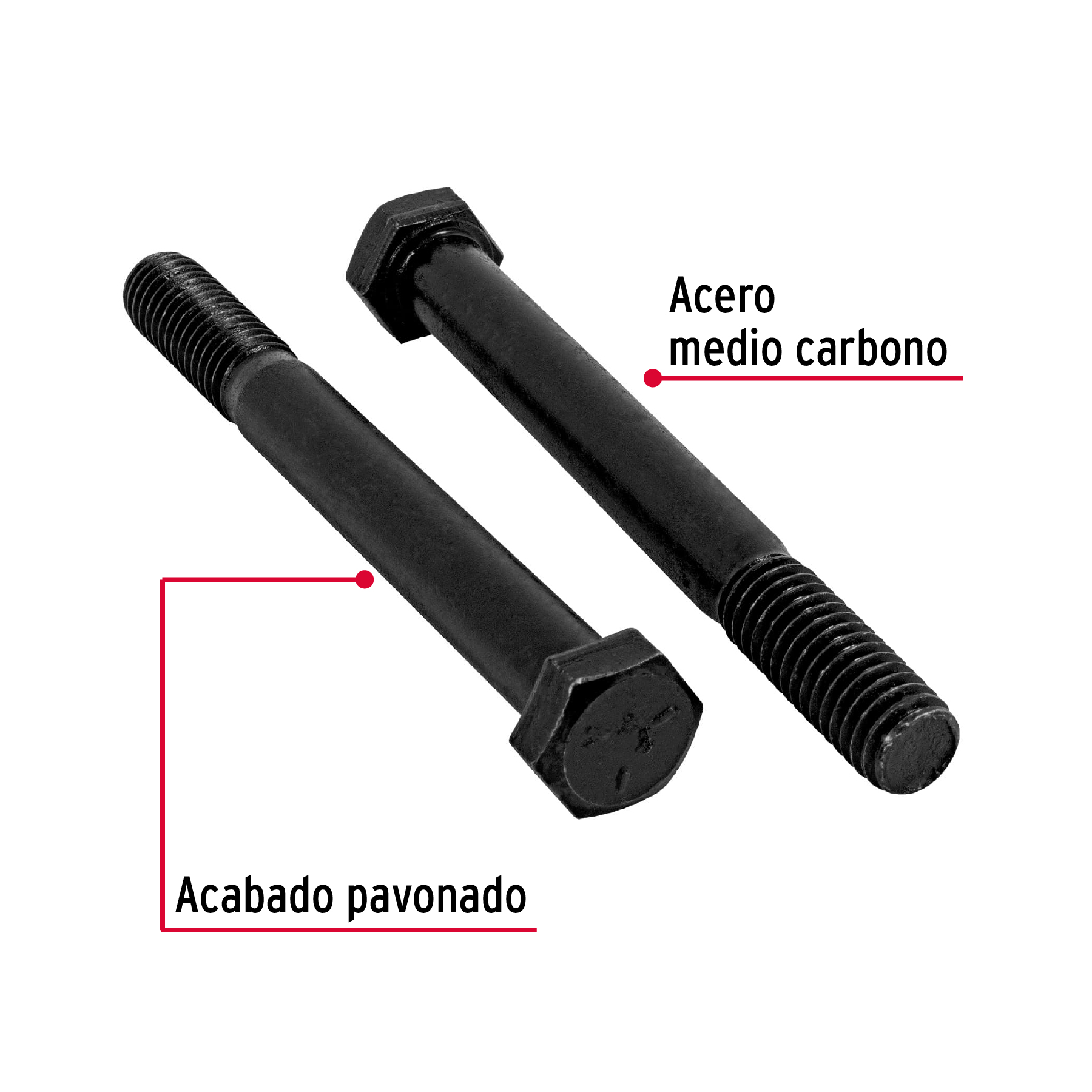 Tornillo Grado 5, 3/8 X 3-1/2", 30 piezas