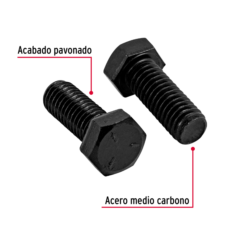 Tornillo Grado 5, 3/8 X 1", 40 piezas