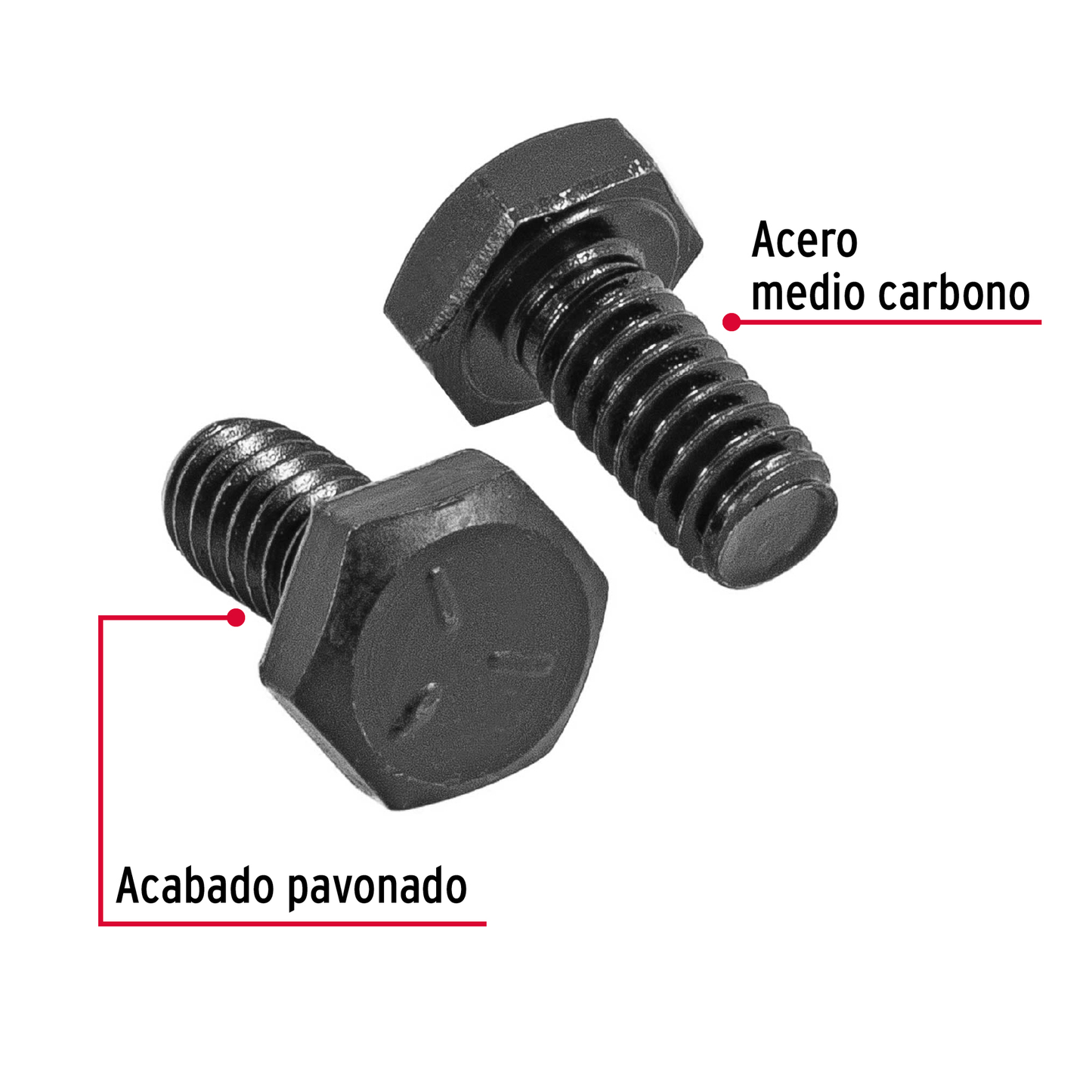 Tornillo Grado 5, 1/4 X 1/2", 150 piezas