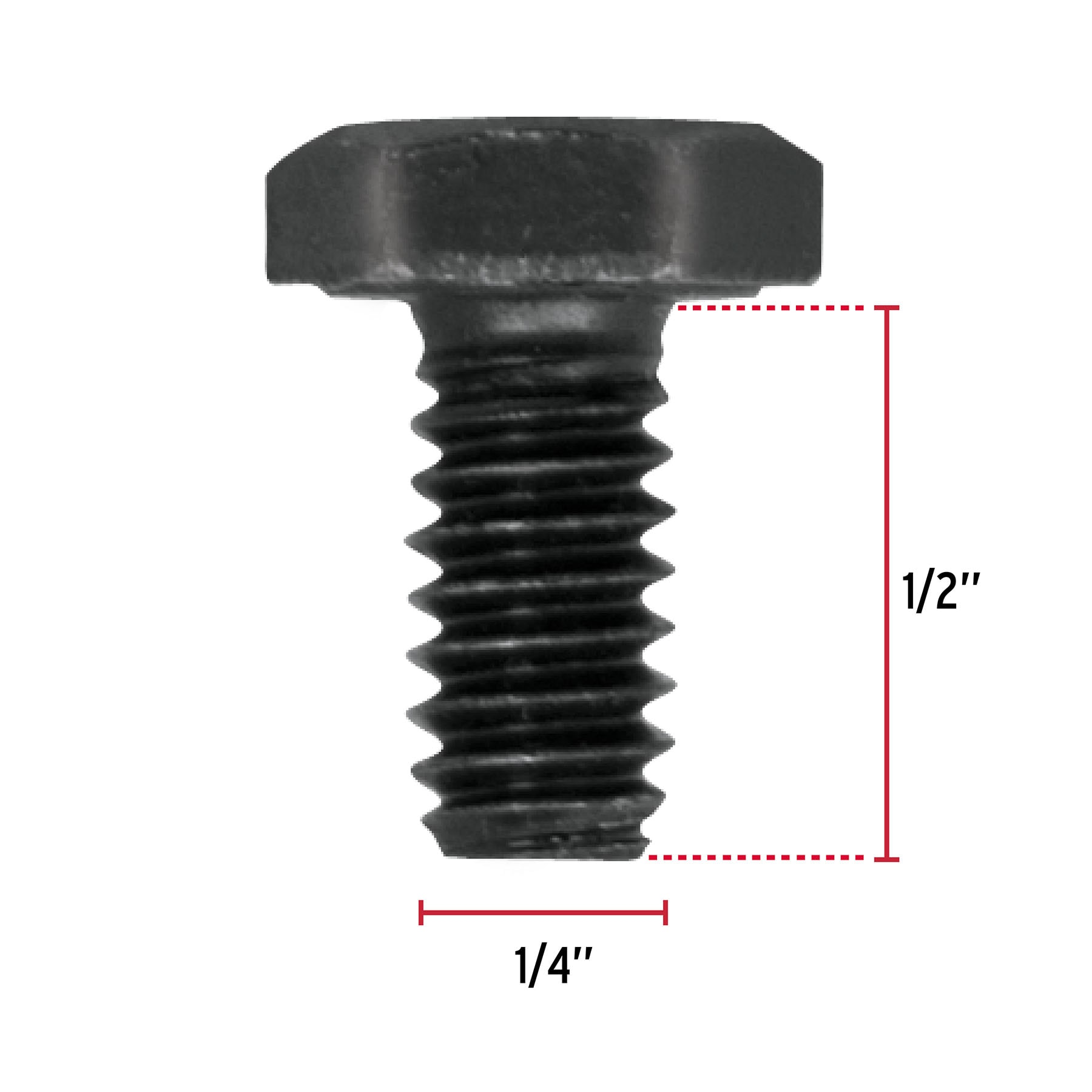 Tornillo Grado 5, 1/4 X 1/2", 150 piezas