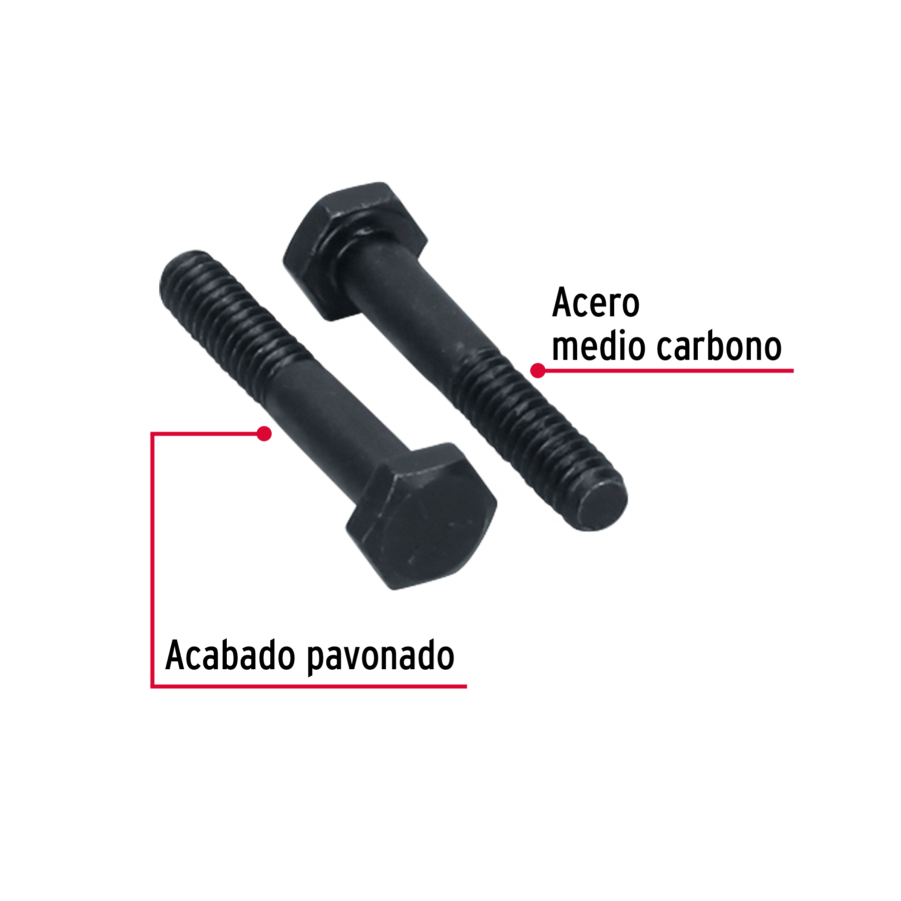 Tornillo Grado 5, 1/4 X 1-1/2", 80 piezas