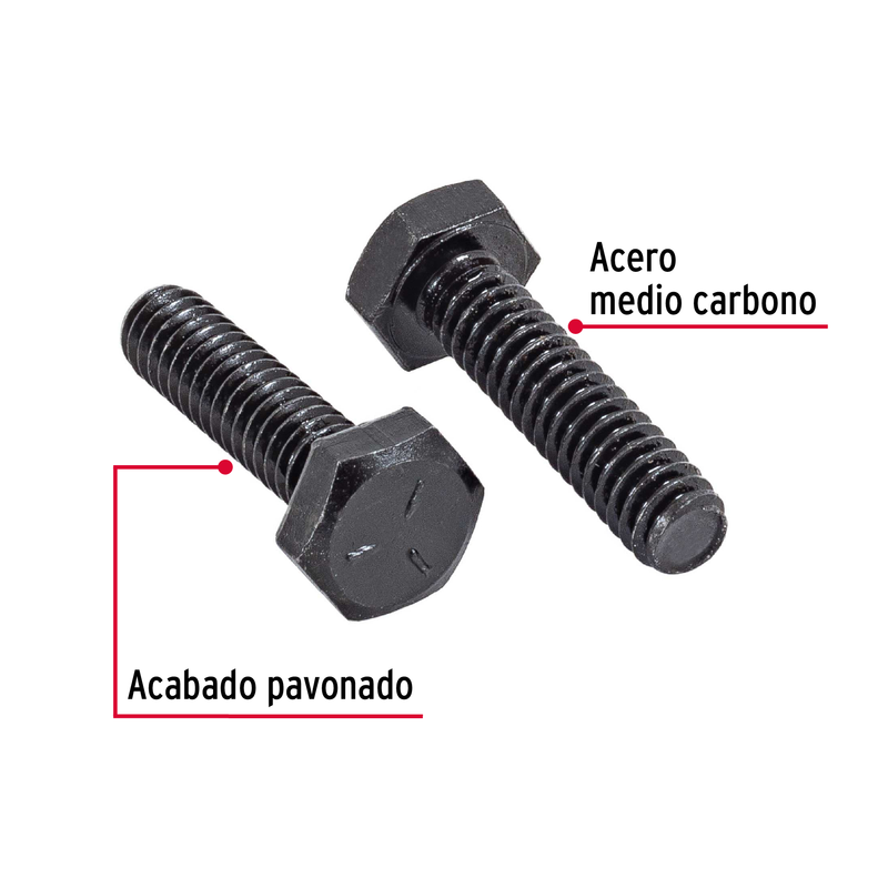 Tornillo Grado 5, 1/4 X 1", 100 piezas