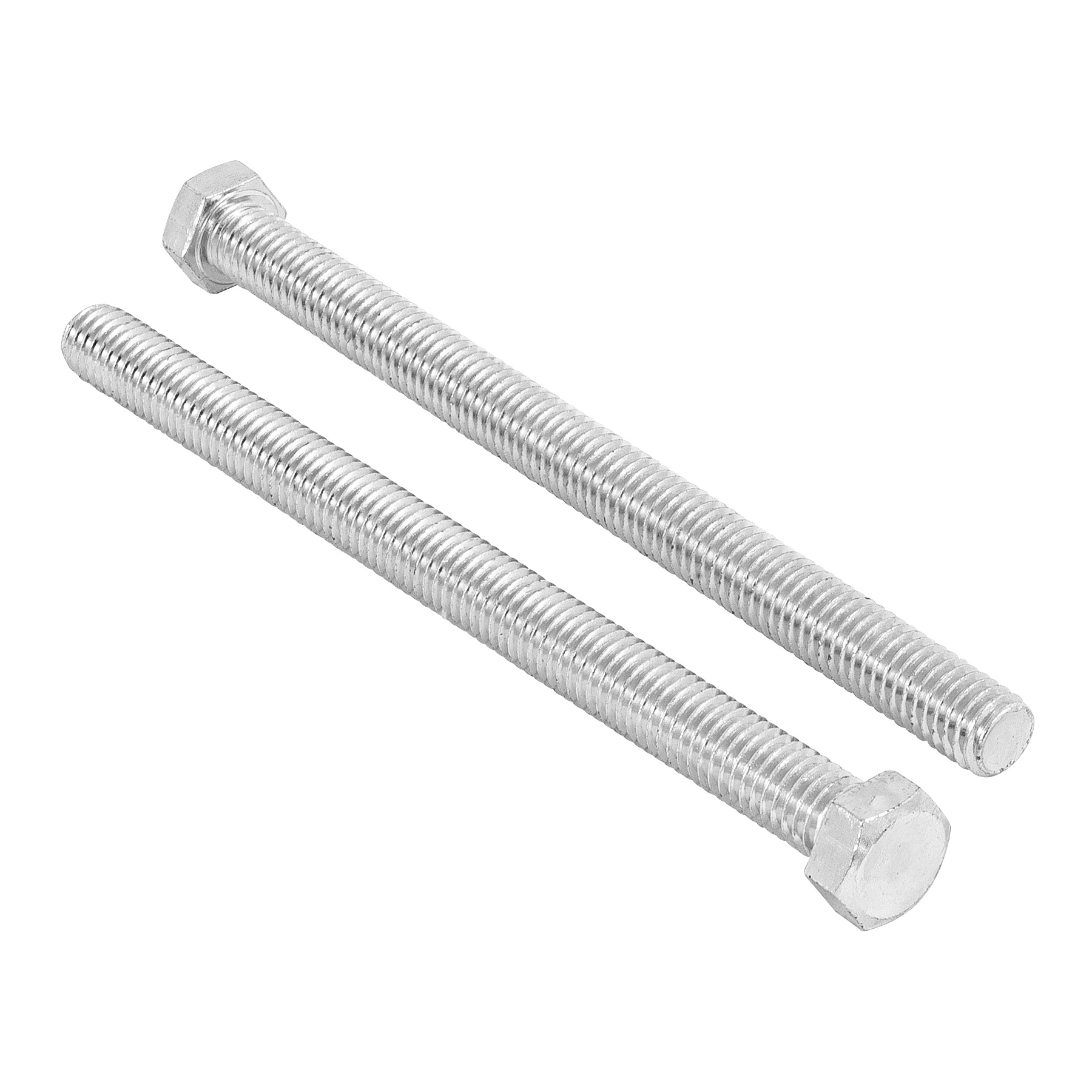 Tornillo acero galvanizado tipo máquina, 7/16X6", 10 pzas