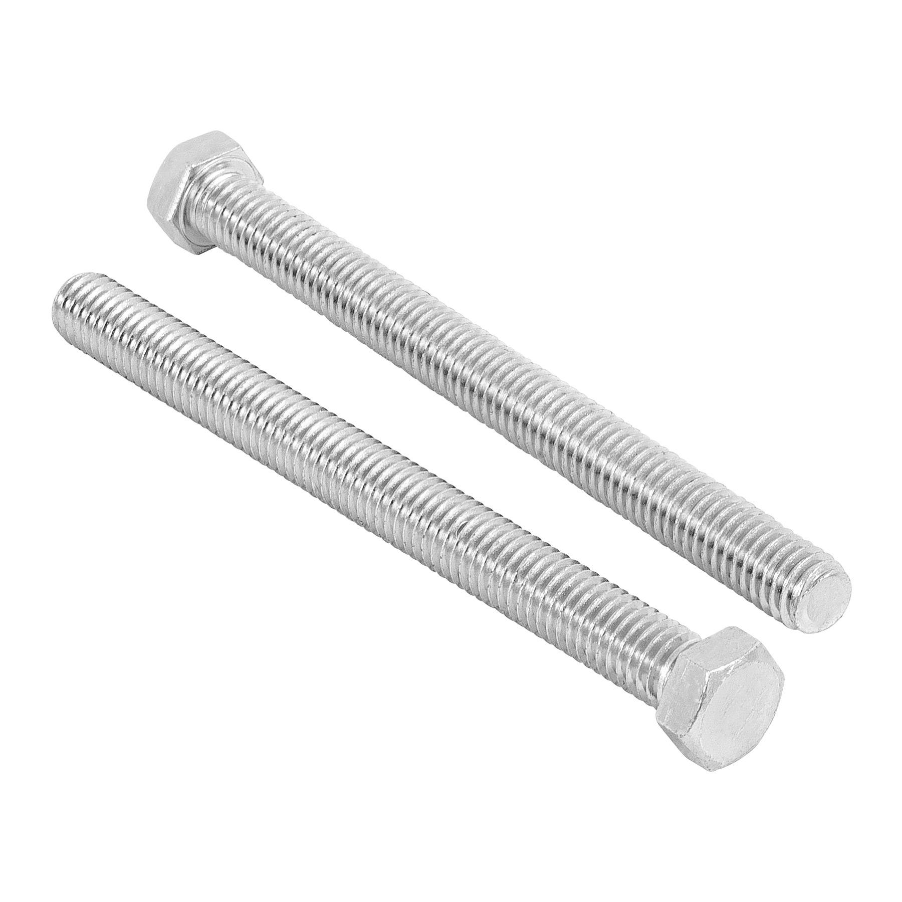 Tornillo acero galvanizado tipo máquina, 7/16X5", 10 pzas
