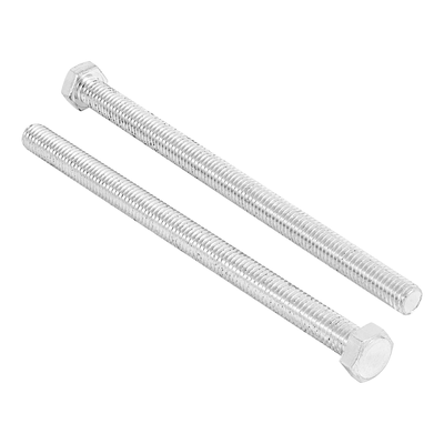 Tornillo acero galvanizado tipo máquina, 3/8X6", 15 pzas