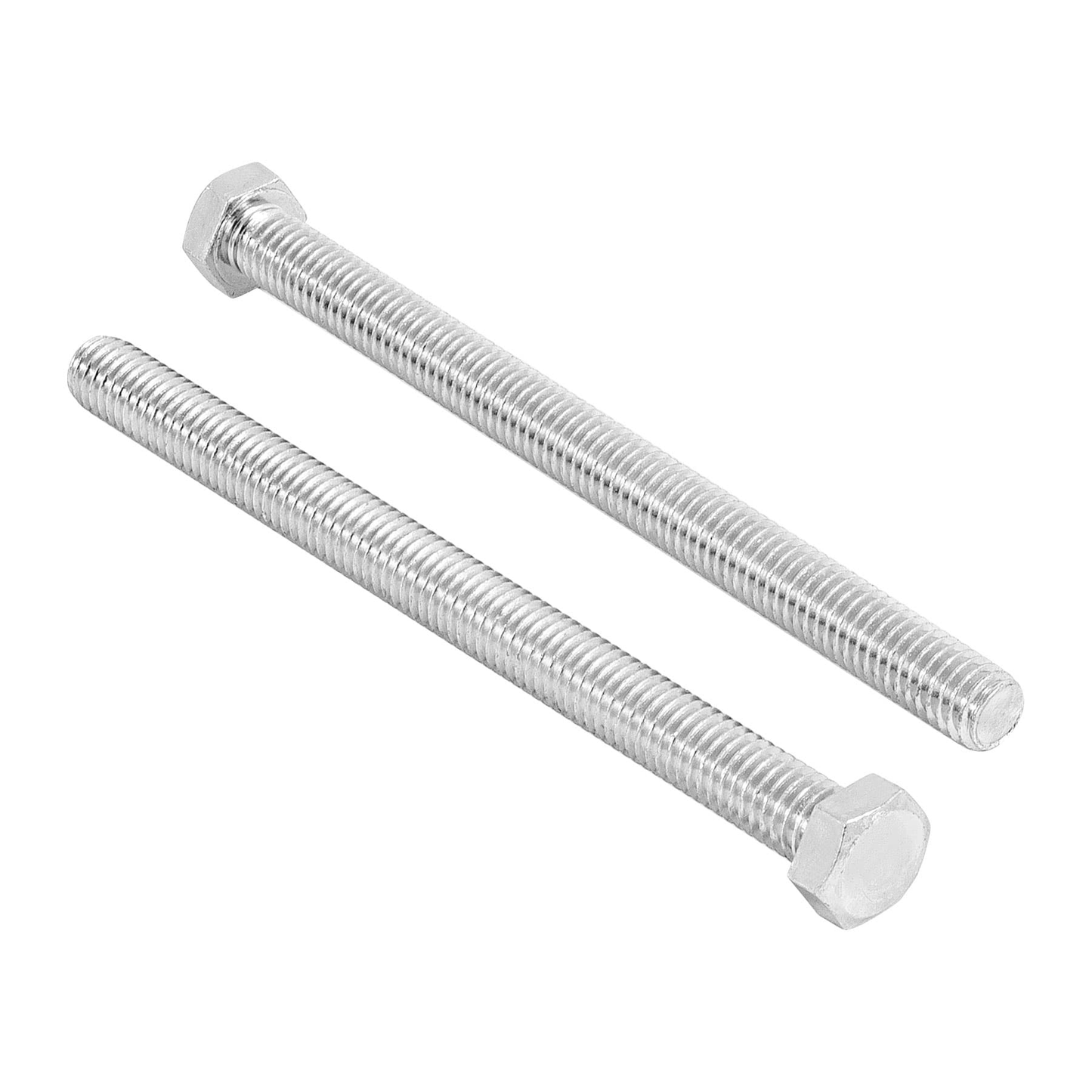 Tornillo acero galvanizado tipo máquina, 3/8X5", 15 pzas