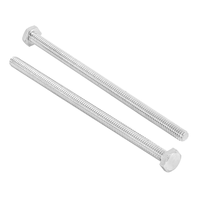 Tornillo acero galvanizado tipo máquina, 1/4X5", 25 pzas