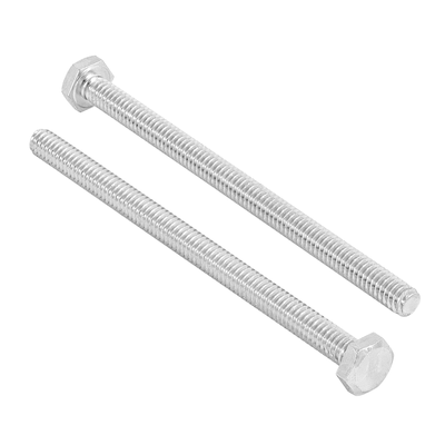 Tornillo acero galvanizado tipo máquina, 1/4X4", 30 pzas
