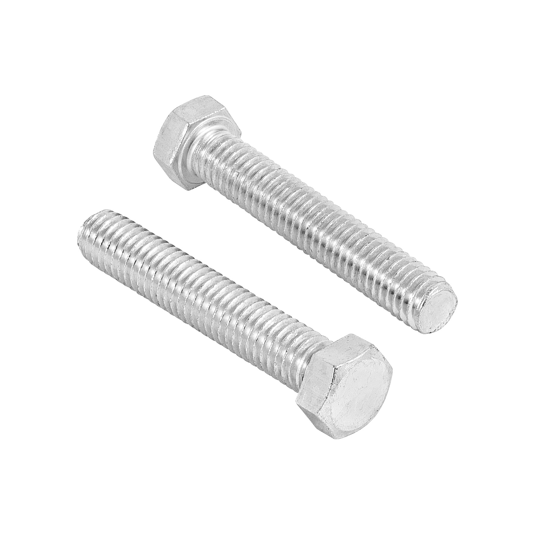 Tornillo acero galvanizado tipo máquina 7/16x2", 40 pzas