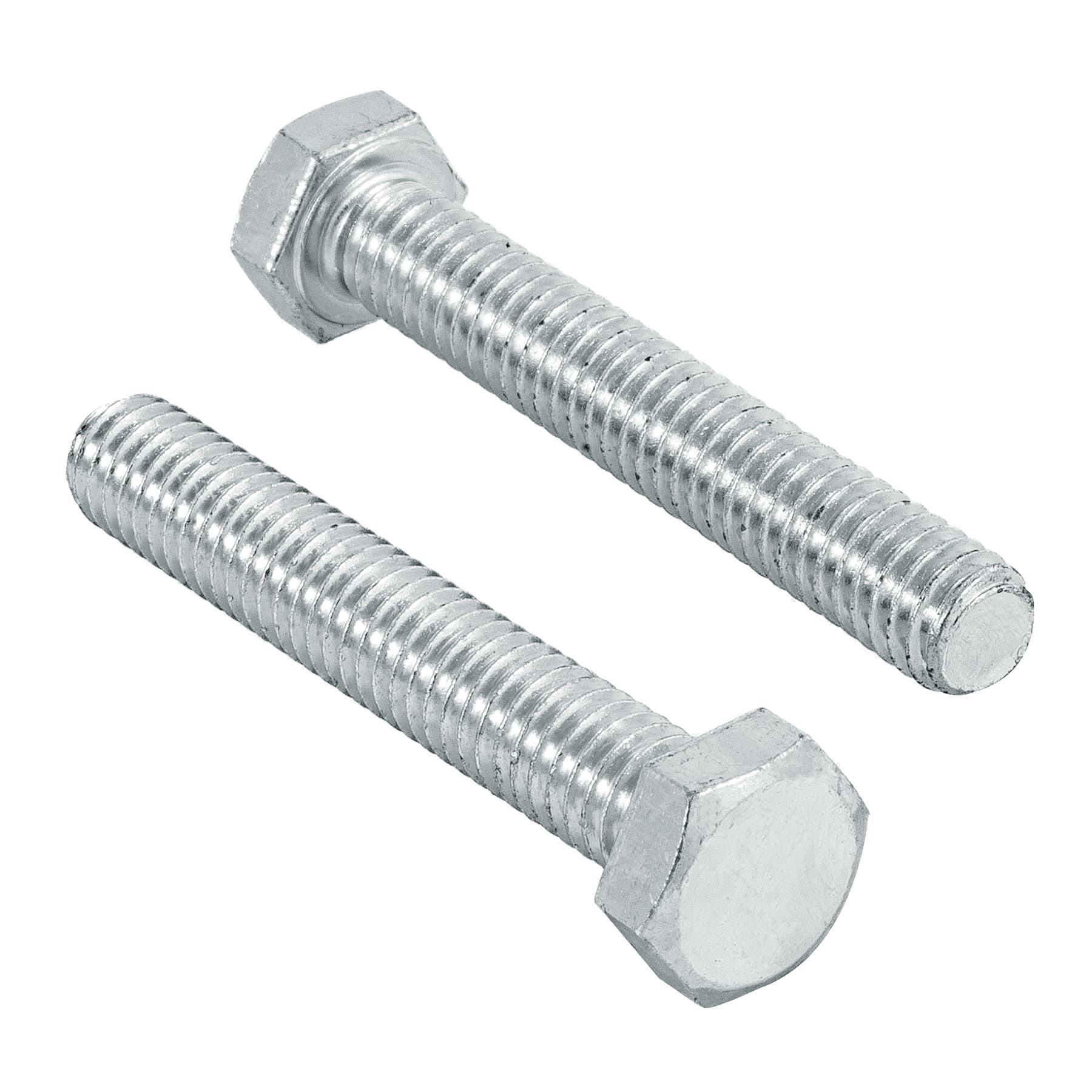 Tornillo acero galvanizado tipo máquina 5/16x2", 80 pzas