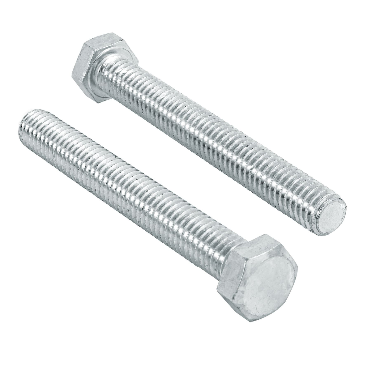 Tornillo acero galvanizado tipo máquina 3/8x3", 40 pzas